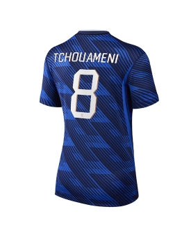 Billige Fotballdrakt Frankrike Aurelien Tchouameni #8 Replika Hjemmedrakt Dame VM 2026 Kortermet Billige Fotballdrakt Frankrike Aurelien Tchouameni #8 Replika Hjemmedrakt Dame VM 2026 Kortermet